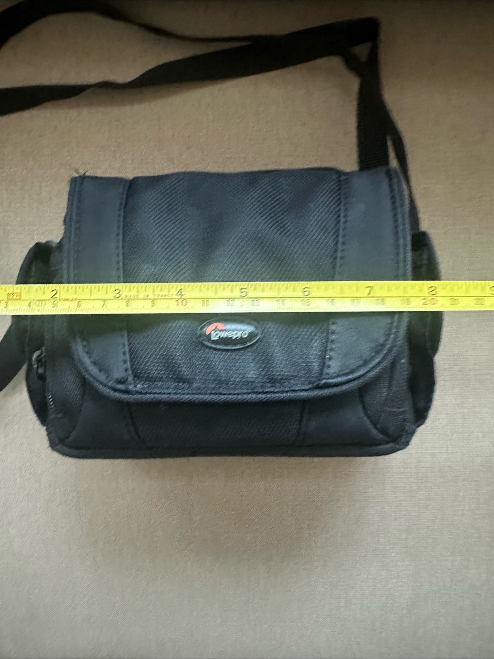 Black Compact Lowerpro Camera Bag - Shoulder Strap